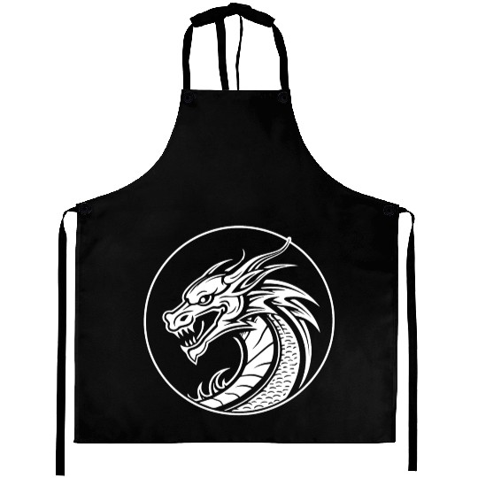 Dragon Mythical Fantasy Serpent Aprons