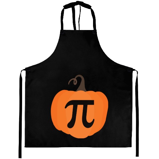 Funny Pi Pumpkin Halloween Thanksgiving And Pi Day Aprons
