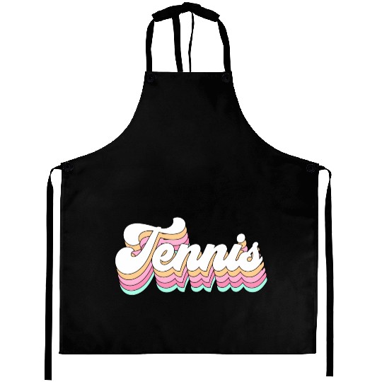 Tennis Pastel Aesthetic Forn Aprons