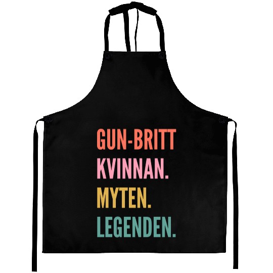 Swedish First Name Aprons