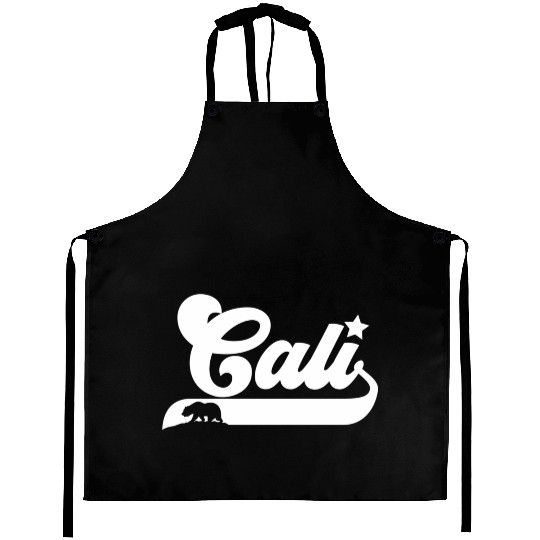 Cali California Bear Usa State Beauty Aprons