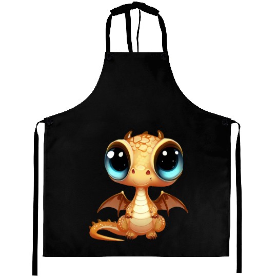 Cute Baby Dragon Puppy Aprons
