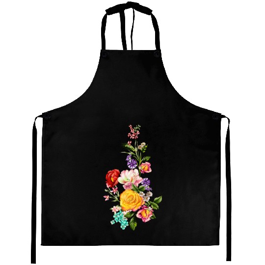 splash flowers,blossom Aprons