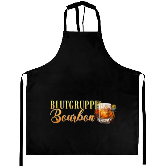 Blutgruppe Bourbon Cocktail Bartender Aprons