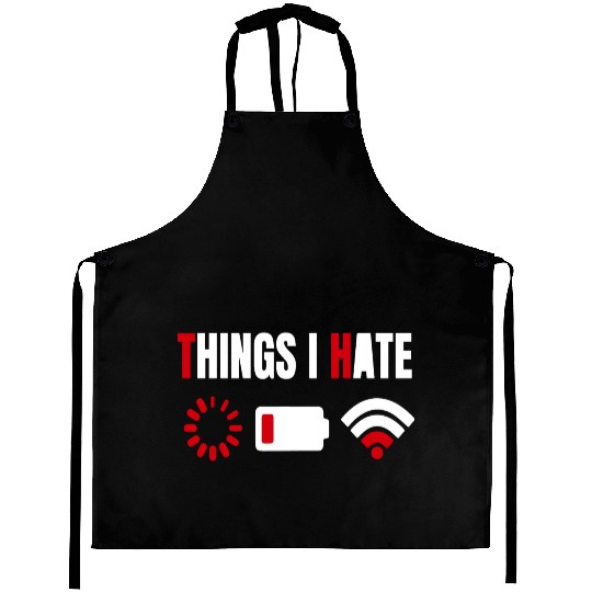 Computer Gamer Gift Things I Hate Aprons