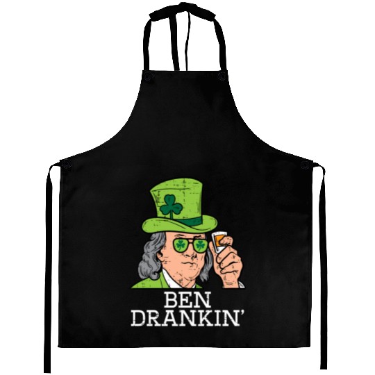 Ben Drankin Saint Paddys St Patric Day Aprons
