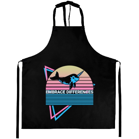 Narwhal Retro Aprons