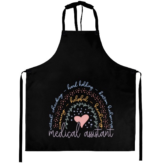 Rainbow Medical Assistant Aprons