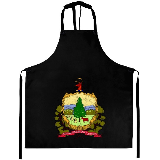 Vermont Flag State Vintage Aprons