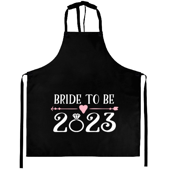 Bride To Be 2023 Engagement Ring Future Bride Aprons
