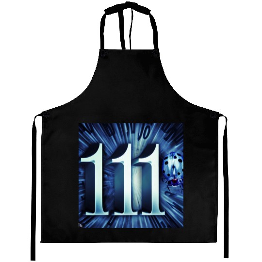 Aqua Charm: Lucky 1111 Ladybug Aprons