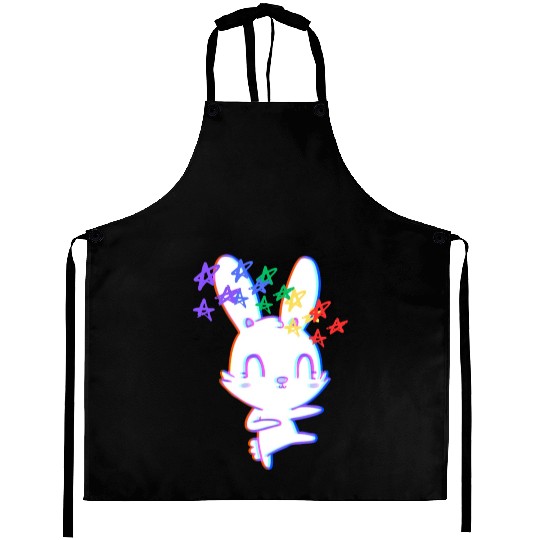 Pride Rainbow Bunny Aprons