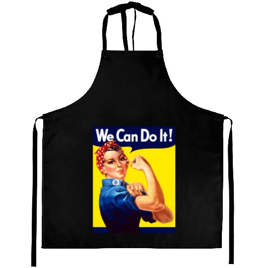 Rosie The Riveter We Can Do It Aprons