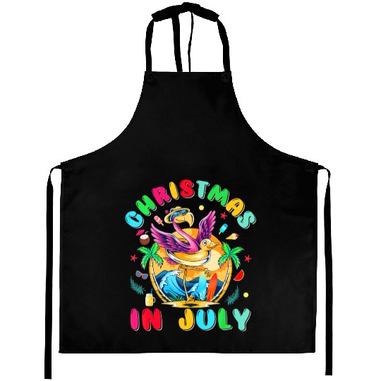 Just A Girl Who Loves Christmas In July Summer Aprons