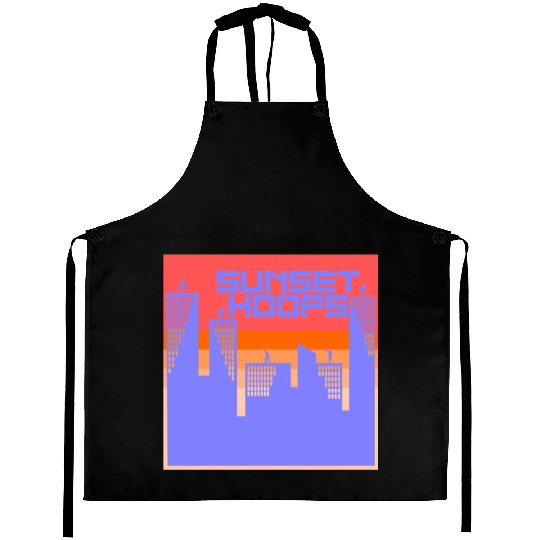 Basketball Gift: Sunset Hoops Aprons