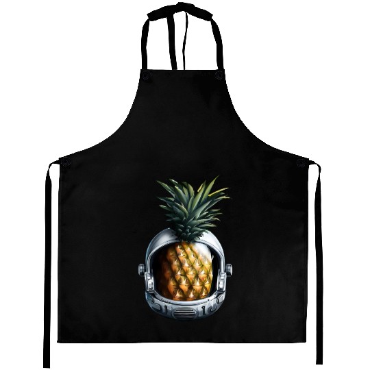 Pineapple astronaut Aprons