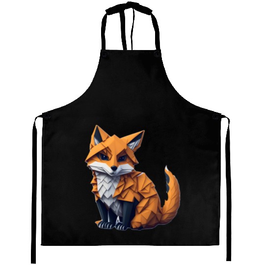 Tangram Fox Aprons