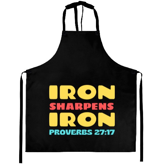 Iron Sharpens Iron nature Aprons