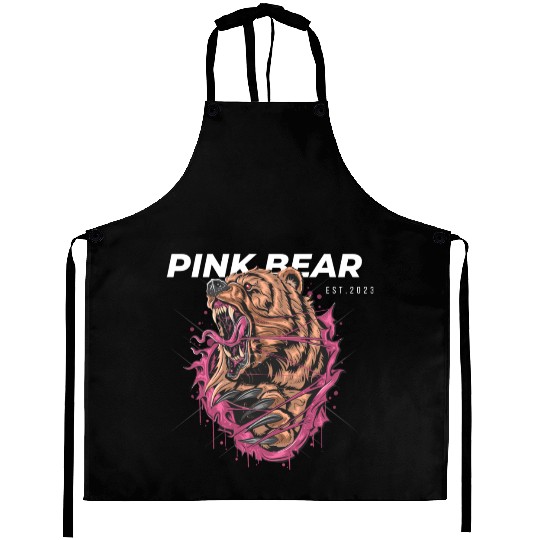 Pink Bear Aprons