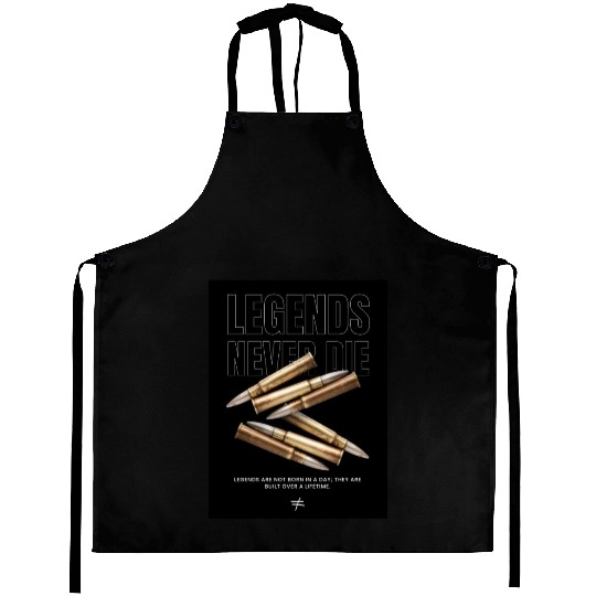 Legends Never Die Aprons