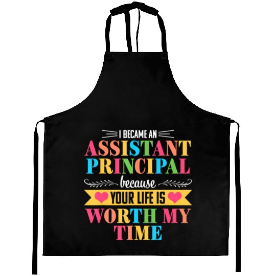 Assistant Principal Cute Appreciation Back to Aprons