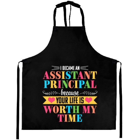 Assistant Principal Cute Appreciation Back to Aprons