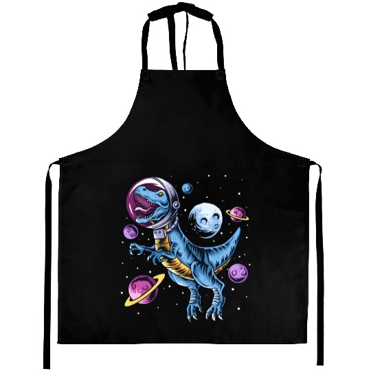Dinosaur Astronauts Science Fiction Science Aprons
