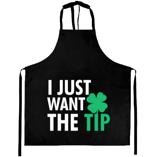 Bartender St Patric Day Just The Tip For Aprons