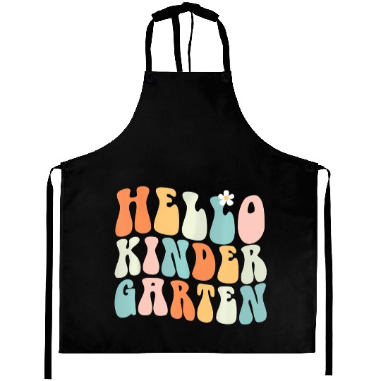 Hello Kindergarten Teacher Team Back To School Aprons