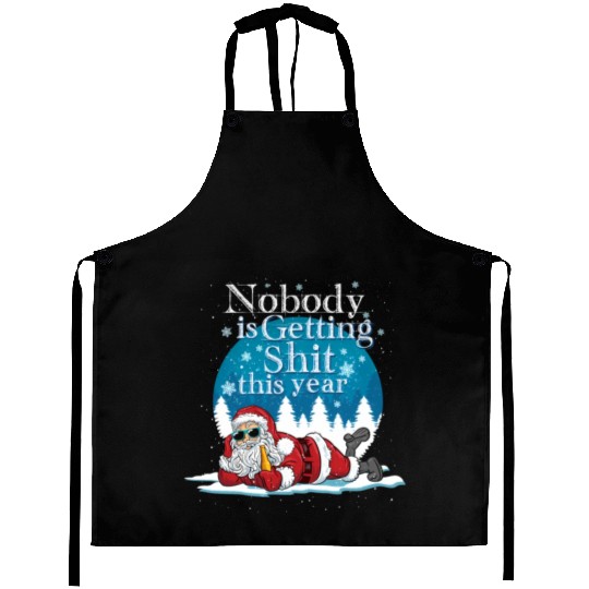 Santa 2020 Claus Ugly Bad Santa Aprons