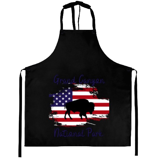 grand canyon national park buffalo Aprons gifts