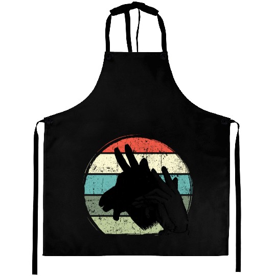 Animal Shadows donkey Aprons