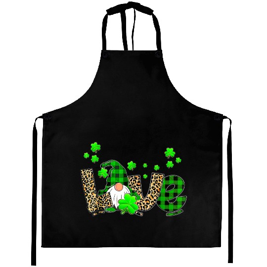 Bleached Love St Patric Day Gnomes Shamrock For Aprons