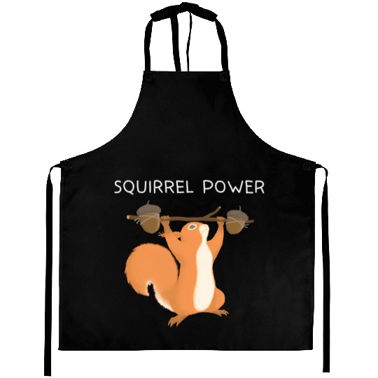 Squirrel Power Aprons