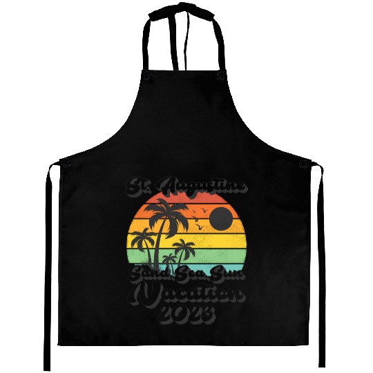 Sea Sand Sun Vacation 2023 Florida St Augustine Aprons