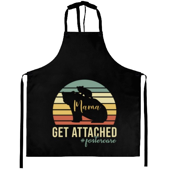 Get Attached Foster Care Mom Mama Bear Cub Aprons