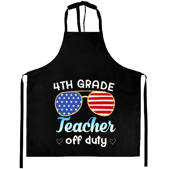 4th grade teacher off duty Aprons