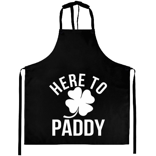 Here To Paddy Shamrock St Patrick'S Aprons