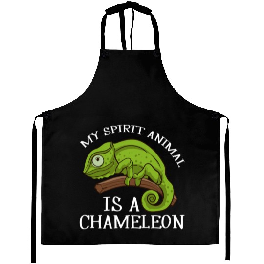 My rit Animal Is A Chameleon Lizard Chameleon Aprons