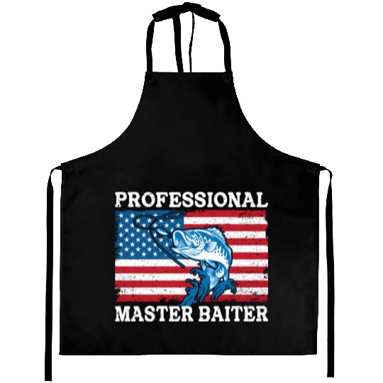 Professional Master Baiter Us American Flag Bass Aprons