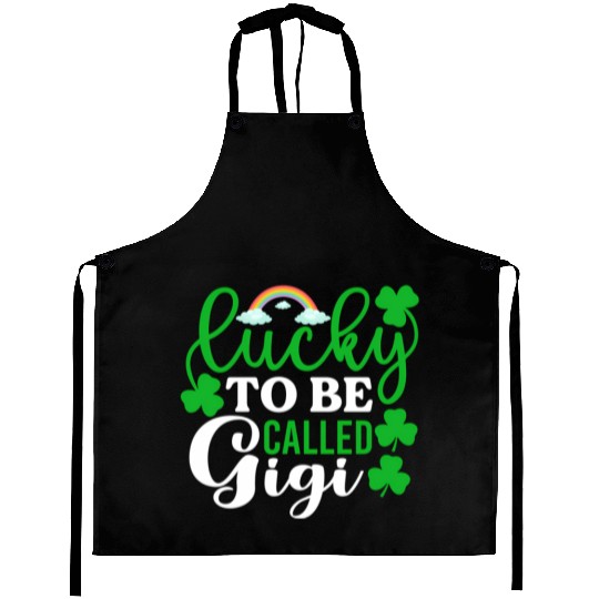 Lucky To Be Called Gigi St Patrick'S Day Irish Aprons