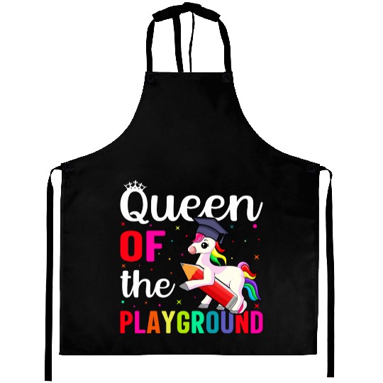 Queen Of The Playground Back To School Aprons
