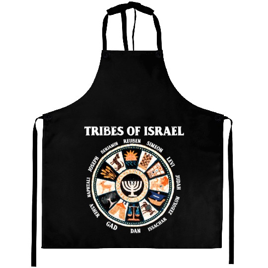 12 Twelve Tribes Of Israel Hebrew Israelite Judah Aprons