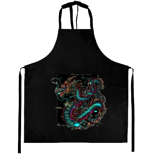 Digital Dragon Aprons