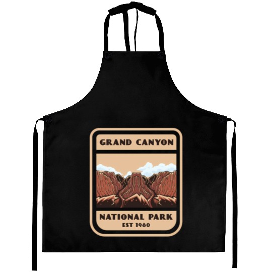 Grand Canyon National Park Vintage Style Aprons