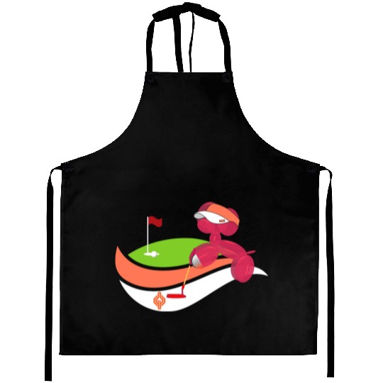 Summer Golf Balloon Dog Aprons