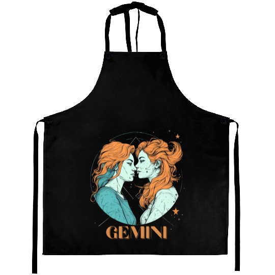 Lesbian Gemini zodiac sign gay girls horoscope Aprons