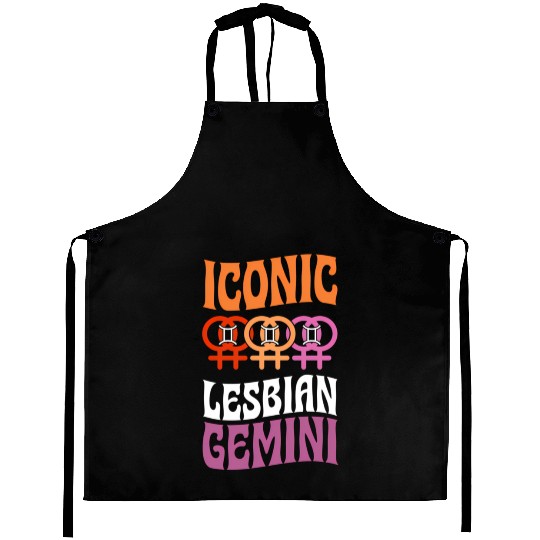 Ico Lesbian Gemini Queer Zodiac Horoscope Sign Les Aprons