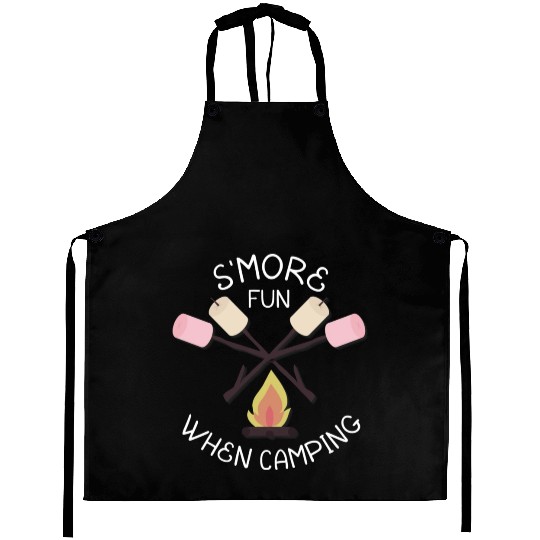 S more Fun When Camping Outdoors Lover Aprons