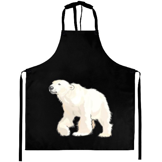 Polar Bear Arctic Animal Realistic Aprons